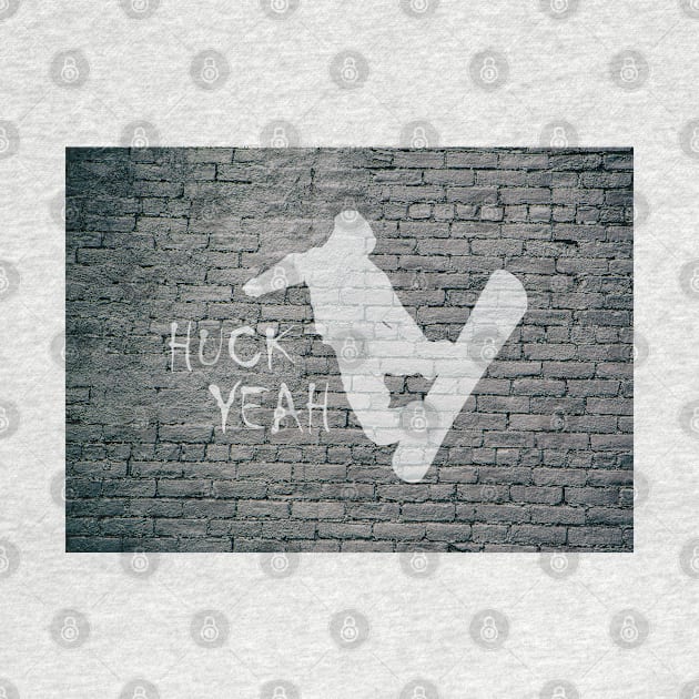 Huck Yeah Brick (Snowboarding) by esskay1000